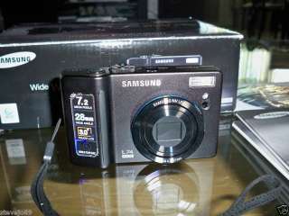 Samsung L74 Wide 7.2 MP Digital Camera   Black AS~IS 044701008057 