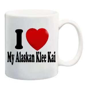  I LOVE MY ALASKAN KLEE KAI Mug Coffee Cup 11 oz ~ Dog 