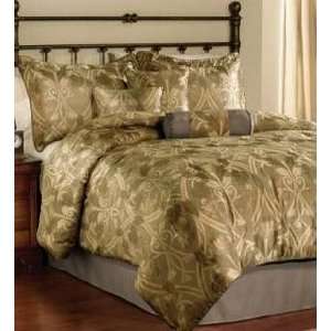 PEM America Bedding, Winston Estate 7 Piece Queen Jacquard Comforter 