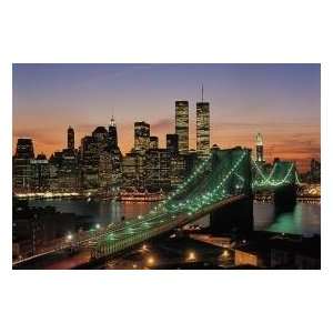  New York, USA 1000 Piece Glow in the Dark Puzzle Toys 