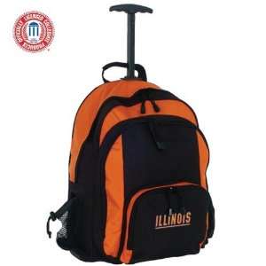  Mercury Luggage Illinois Fighting Illini Orange & Black 