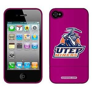 UTEP Mascot raised on AT&T iPhone 4 Case by Coveroo  