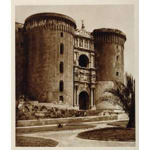  1925 Castel Nuovo New Castle Naples Italy Architecture 