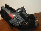 new ck pauline platform buckle peep toe heels size 8