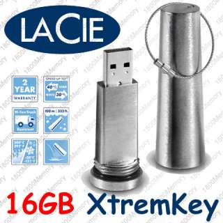 LaCie 64GB XtremKey USB Flash Drive Key 40MB/s MIL STD  