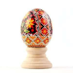  3 Flowers Ukrainian Egg, Pysanky Eggs, Easter Egg Pysanka 