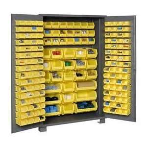   Welded Heavy Duty Cabinet With 176 Bins Flush Door
