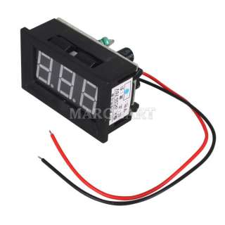   Digital LED DC 30 71V Two Wire Red Voltmeter Panel Meter Voltage Meter