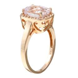 Encore by Le Vian 14k Rose Gold Kunzite and 1/5ct TDW Diamond Ring 