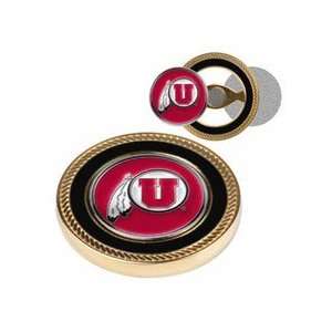  Utah Utes Challenge Coin with Ball Markers (Set of 2 