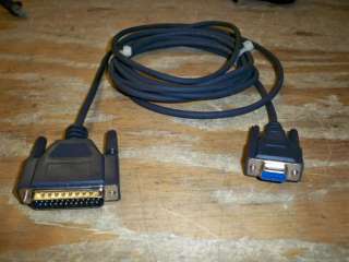 Epson 003 3m Null Modem Cable Serial RS232 DB9 F DB25 M  
