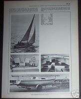 1971 Jensen Marine CAL 21 Sailboat boat spec page  
