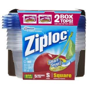  Ziploc Container, Small Square 