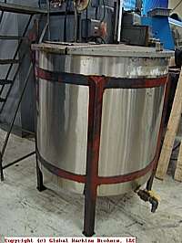 Mixing Kettle 140 Gallon Stainless Steel Tank w Lid  
