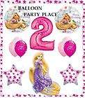   RAPUNZEL purple pink tangled 1st 2nd birthday party BALLOONS new