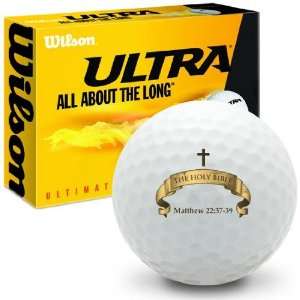  Matthew 22 37_39   Wilson Ultra Ultimate Distance Golf 