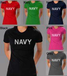 Los Angeles Pop Art Womens Navy T shirt  