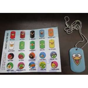  ANGRY BIRDS   BLUE BIRD SERIES 1 DOG TAG #14 of 20 Toys 