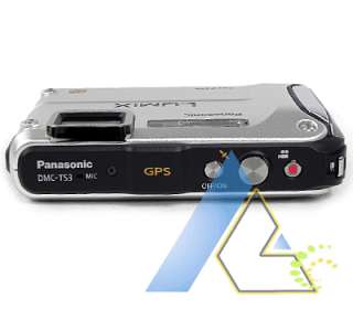 Panasonic Lumix DMC TS3 12.1MP Digital Camera Silver+4GB+6Gifts+1 Year 