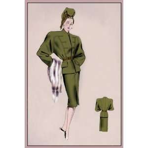  Dress Suit With Dolman Sleeve   Poster (12x18)