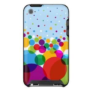   Case for iPod Touch 4G   Multi Colored Dots  Players & Accessories