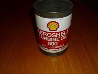 SHELL AEROSHELL TURBINE OIL 500 MIL L 23699C FULL  