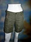 NEW $168 Joie Cuffed 100% Linen Shorts Sz 0 XS BOHO Cute