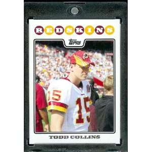 2008 Topps # 49 Todd Collins   Washington Redskins   NFL Trading Cards 