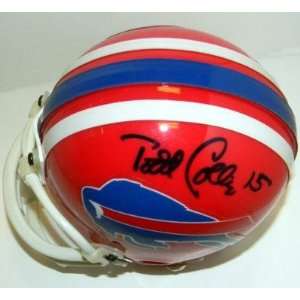  Todd Collins Autographed Mini Helmet   Autographed NFL 