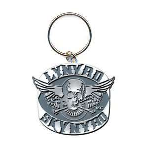  Rock Off   Lynyrd Skynyrd porte clés métal Skull Logo 