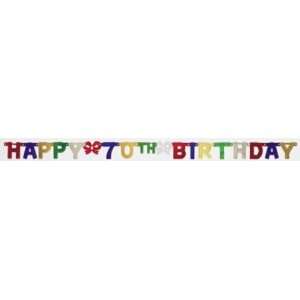  Happy 70th Birthday Party Supplies Banner Health 