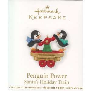 Hallmark 2011   Penguin Power   Santas Holiday Train   Miniature 
