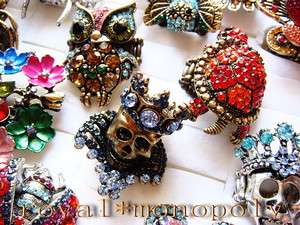    Wholesale lots 20pieces of Huge weird Fashion Party Rngs  