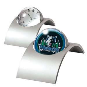   Timberwolves NBA Spinning Desk Clock 