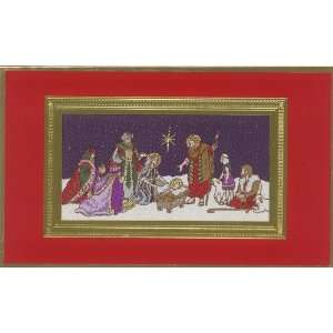  2011 Brett Collection Sweet Nativity Luxury Christmas Card 