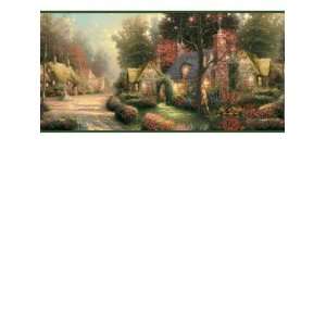  Wallpaper thomas Kinkade Inspired Home III Cobblestone bdr 