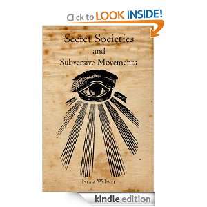 Secret Societies and Subversive Movements Nesta Webster   