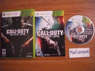 Call of Duty Black Ops. Xbox 360 Complete Microsoft 047875840034 