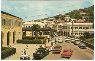 1960s Photo PC Saint Thomas VIRGIN ISLANDS Main Street  