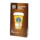 Starbucks Coffee Via Instant Coffee, Breakfast Blend 8 ea