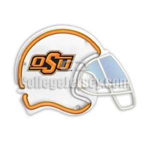  Oklahoma State Cowboys Neon Football Helmet Memorabilia 