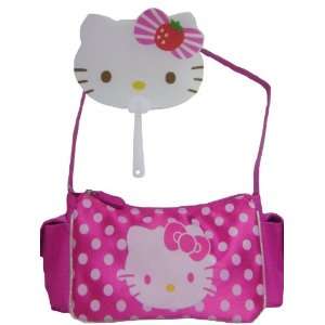   Hello Kitty Pink Side Pockets Shoulder Bag Free Fan Toys & Games
