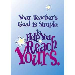  Trend Enterprises, Inc. Your Teachers Goal Is Poster Toys 