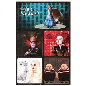  Alice in Wonderland Movie Poster, 22.25 x 34 (2010 