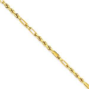   Karat Yellow Gold, Diamond Cut, Milano Rope Chain   24 inch Jewelry