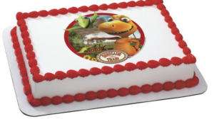 EDIBLE DINOSAUR TRAIN BIRTHDAY CAKE TOPPER IMAGE NEW  