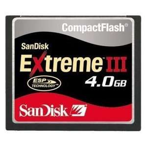  Sandisk 4gb Extreme III Compact Flash (Bulk Package 