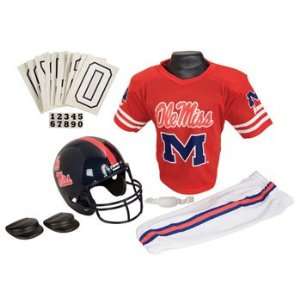 Mississippi Ole Miss Rebels NCAA Football Deluxe Uniform Set Size 