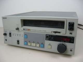 Sony VP 9000 U Matic Videocassette Player VHS  