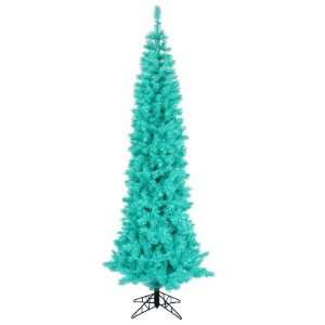 ft. Artificial Christmas Tree   Classic PVC Needles   Turquoise 